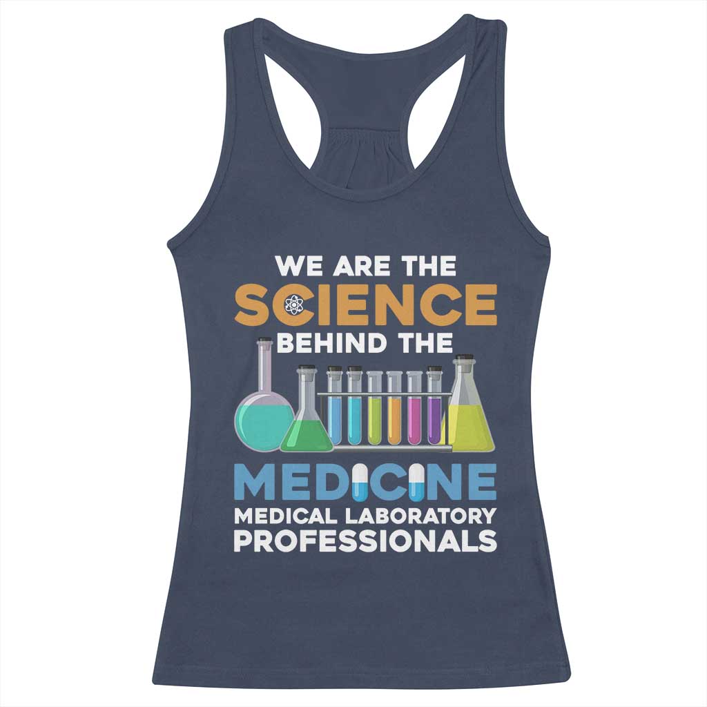 Lab Week Racerback Tank Top Funny Lab Techinician Medical Laboratory Science TS02 Navy Print Your Wear
