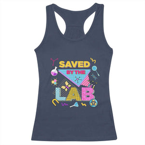 Lab Week Racerback Tank Top Saved By The Lab Retro Medical Laboratory Tech TS02 Navy Print Your Wear