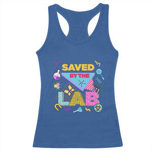 Lab Week Racerback Tank Top Saved By The Lab Retro Medical Laboratory Tech TS02 Royal Blue Print Your Wear