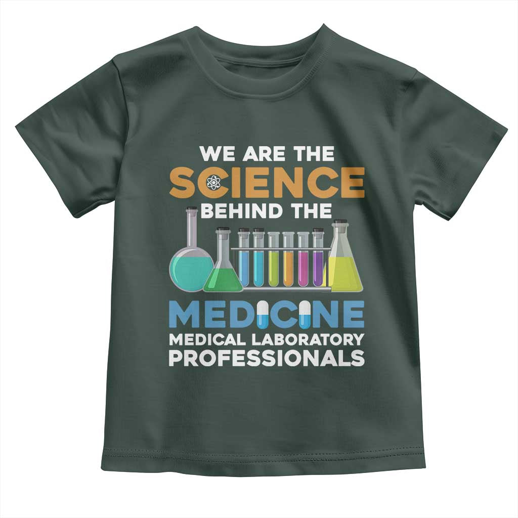Lab Week Toddler T Shirt Funny Lab Techinician Medical Laboratory Science TS02 Dark Forest Green Print Your Wear