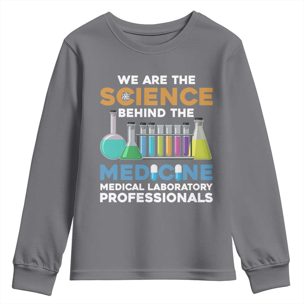 Lab Week Youth Sweatshirt Funny Lab Techinician Medical Laboratory Science TS02 Charcoal Print Your Wear