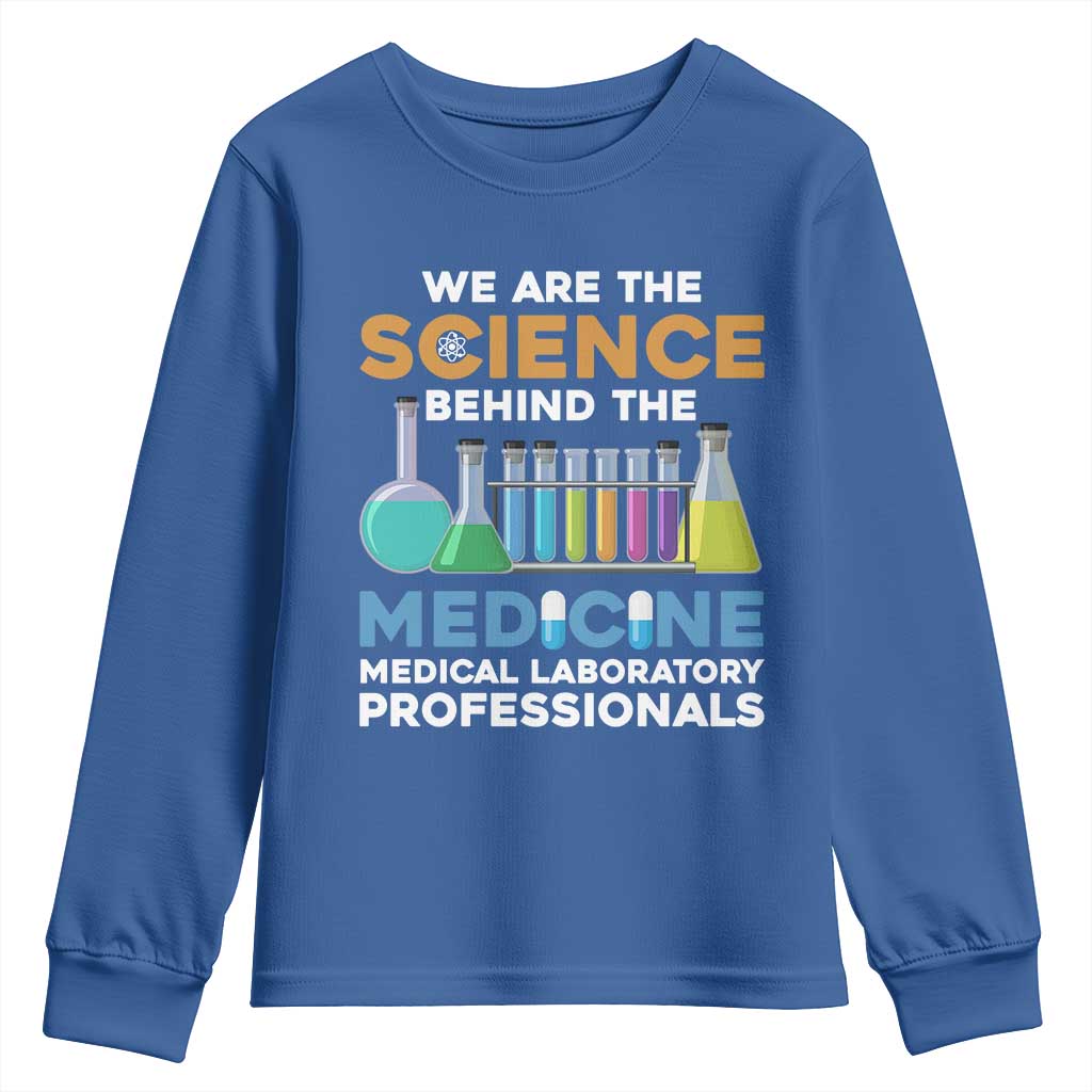Lab Week Youth Sweatshirt Funny Lab Techinician Medical Laboratory Science TS02 Royal Blue Print Your Wear