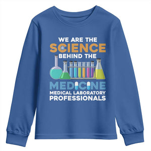 Lab Week Youth Sweatshirt Funny Lab Techinician Medical Laboratory Science TS02 Royal Blue Print Your Wear
