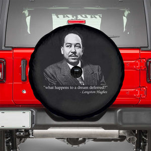 Langston Hughes Spare Tire Cover A Dream Deferred Juneteenth Black History Civil Right TS10 Black Print Your Wear