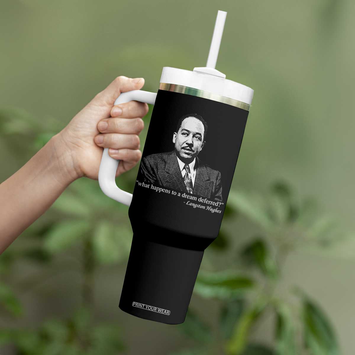Langston Hughes Tumbler With Handle A Dream Deferred Juneteenth Black History Civil Right TS10 Print Your Wear