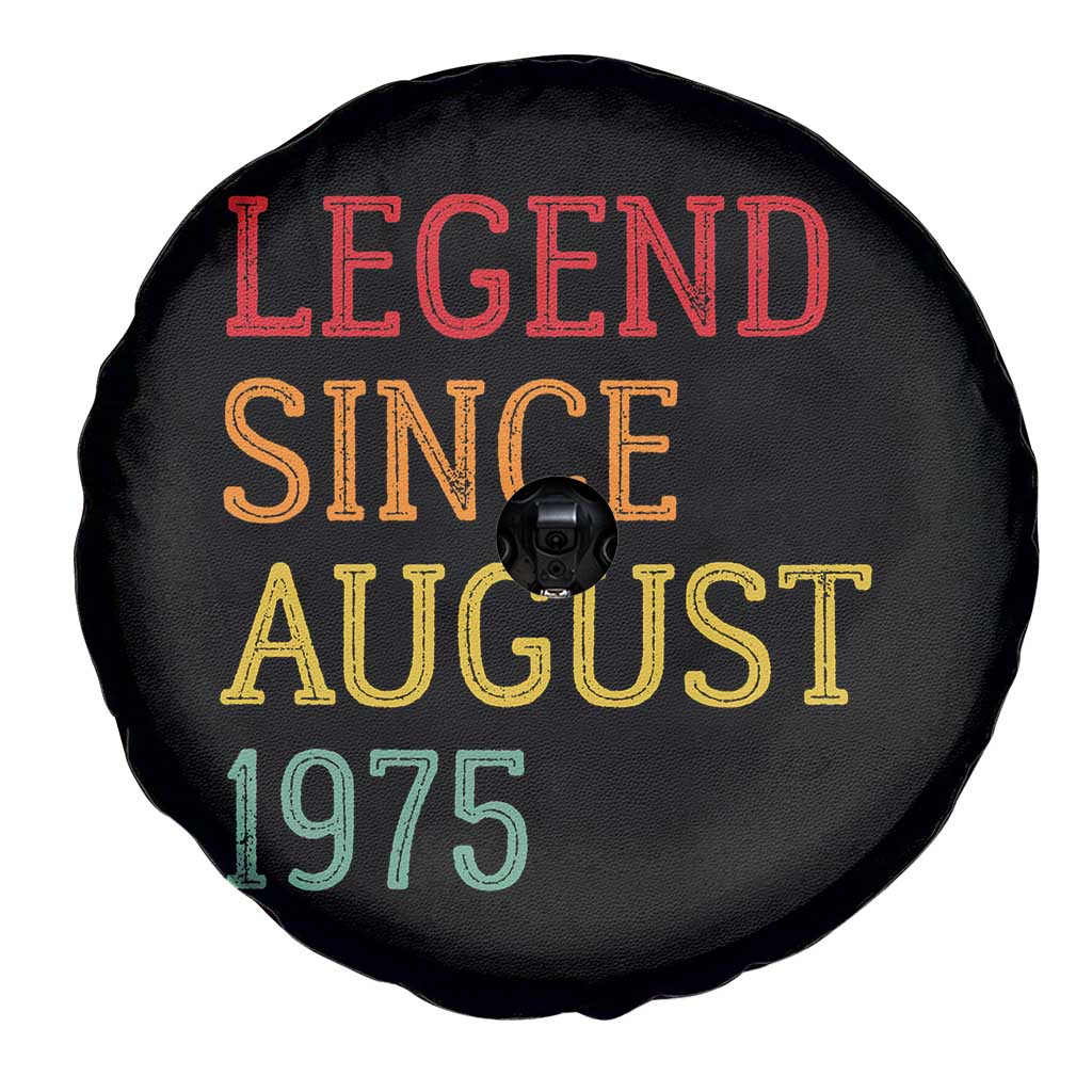 Legend Since August 1975 Spare Tire Cover Vintage Retro 50th Birthday Gifts TS10 Print Your Wear