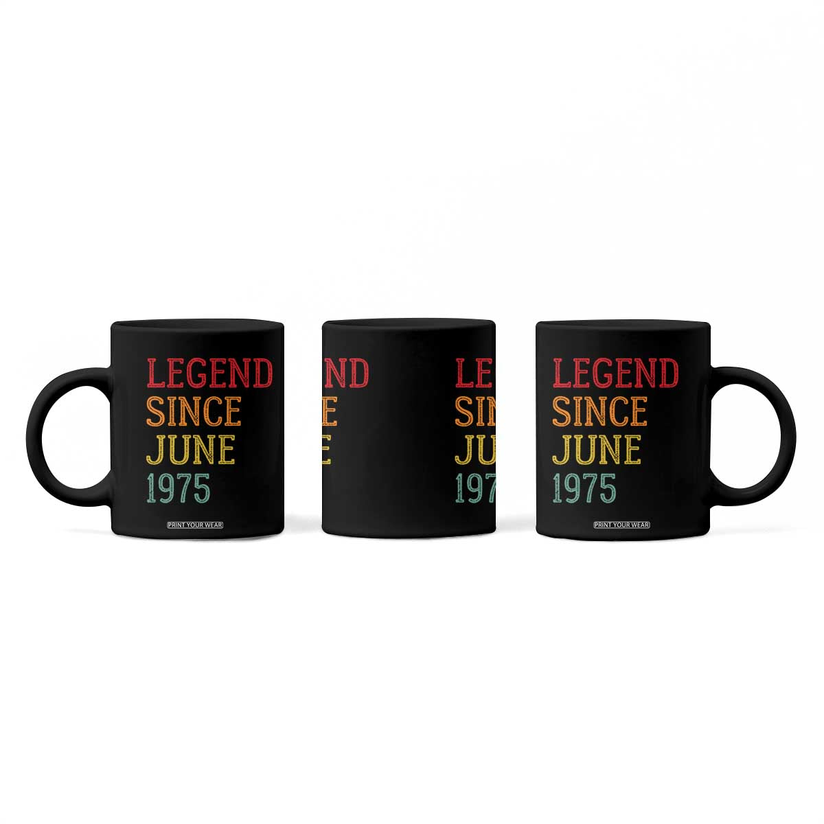 Legend Since June 1975 Coffee Mug Vintage Retro 50th Birthday Gifts TS10 Print Your Wear