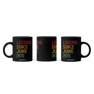 Legend Since June 1975 Coffee Mug Vintage Retro 50th Birthday Gifts TS10 Print Your Wear