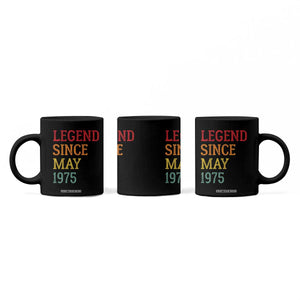Legend Since May 1975 Coffee Mug Vintage Retro 50th Birthday Gifts TS10 Print Your Wear