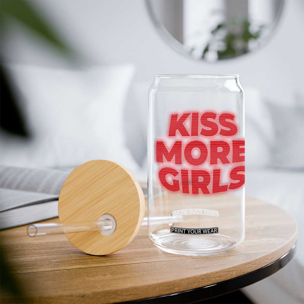 Lesbian Glass Can Kiss More Girls Funny Pride Month TS10 Print Your Wear