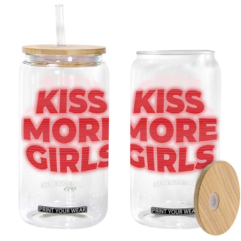 Lesbian Glass Can Kiss More Girls Funny Pride Month TS10 Black Print Your Wear