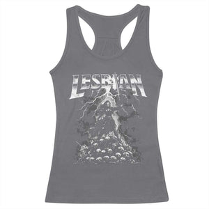 Lesbian Racerback Tank Top Funny Meme Dark Fantasy TS10 Charcoal Print Your Wear