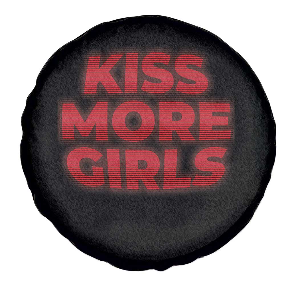 Lesbian Spare Tire Cover Kiss More Girls Funny Pride Month TS10 Print Your Wear
