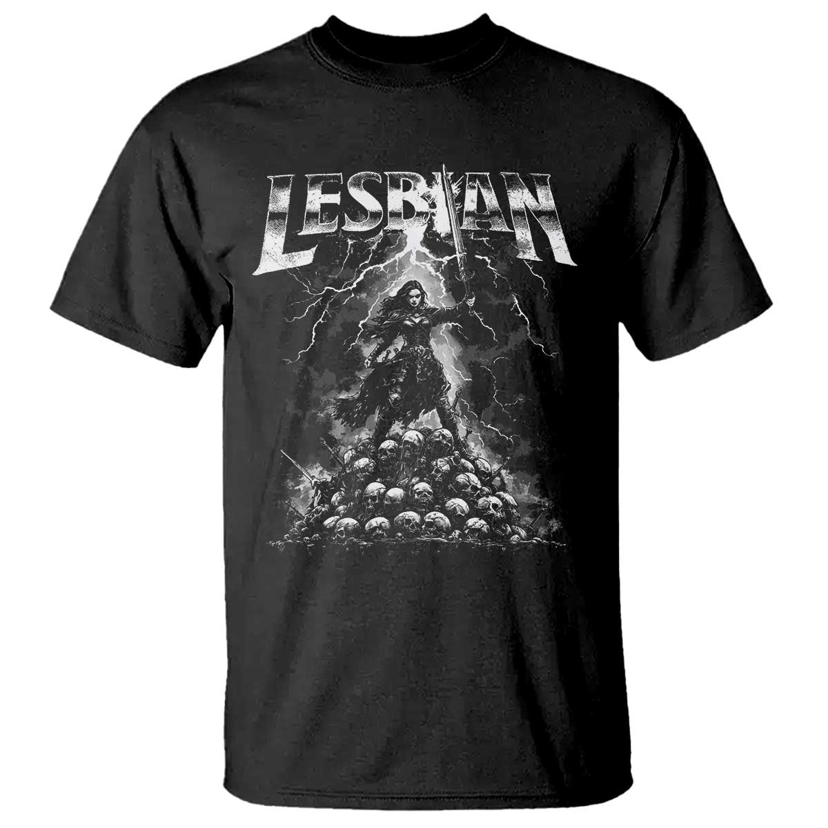 Lesbian T Shirt Funny Meme Dark Fantasy TS10 Black Print Your Wear