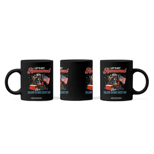Lets Get Hammered and Blow Some Shit Up Coffee Mug Raccoon 4th Of July America TS10 Print Your Wear