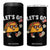 Lets Go Taco Patriotic 4 in 1 Can Cooler Tumbler Funny 4th of July Food Humor TS02 One Size: 16 oz Black Print Your Wear