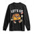 Lets Go Taco Patriotic Long Sleeve Shirt Funny 4th of July Food Humor TS02 Black Print Your Wear