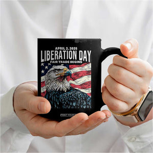 Liberation Day April 2 2025 Coffee Mug Fair Trade Patriotic American Eagle USA Flag TS02 Print Your Wear