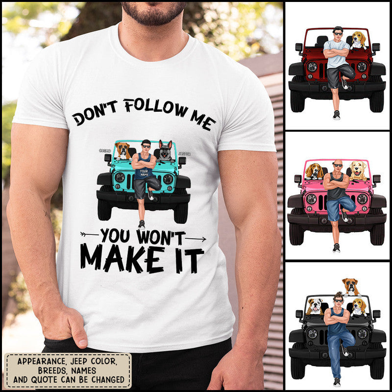 Custom JP Tee Shirts Dont Follow Me You Wont Make It JP Man CTM Youth Custom - Printyourwear