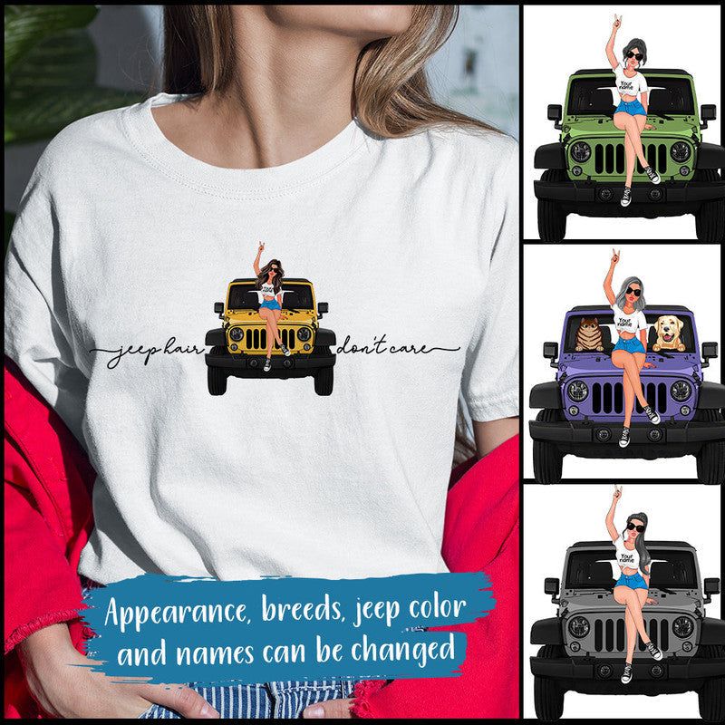 Custom JP Tee Shirts JP Hair Dont Care JP Girl CTM Youth Custom - Printyourwear