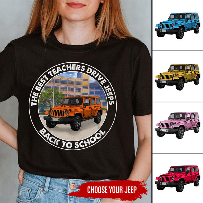 Custom JP Shirt The Best Teachers Drive JPs Back To School CTM Youth Custom - Printyourwear