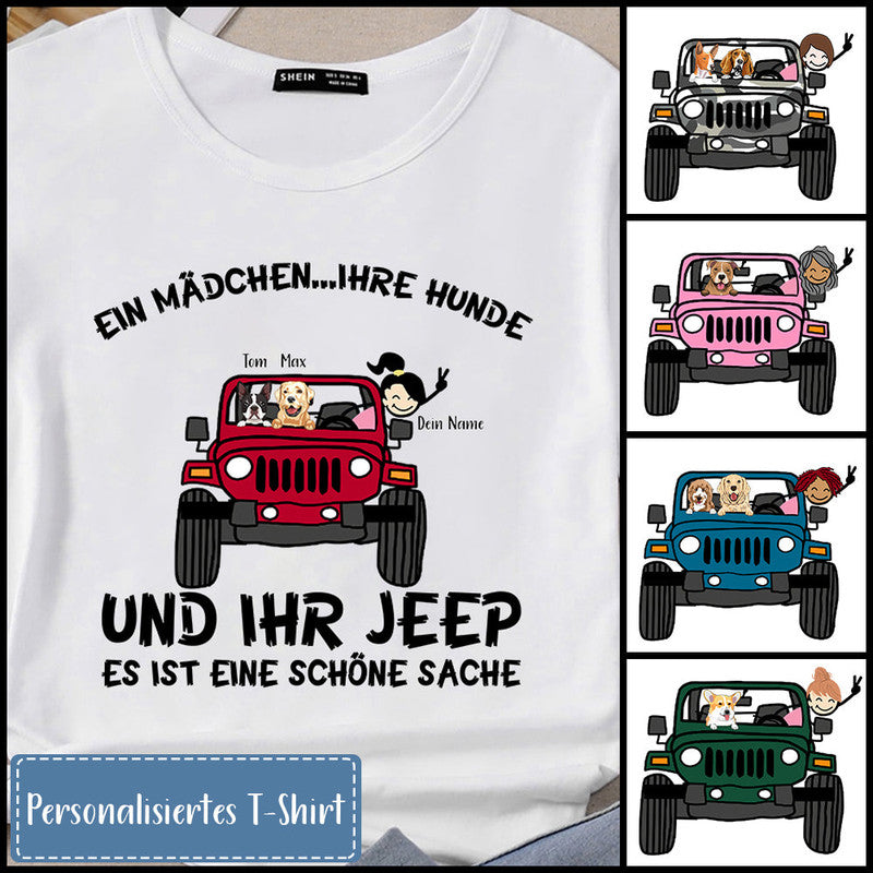 Custom JP Tee Shirts JP Girl Dog Its A Beautiful Thing Deutsch Vibes CTM Youth Custom - Printyourwear