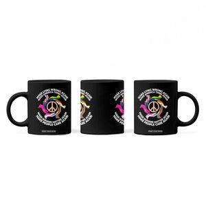 Make Lying Wrong Again Make America Think Again Coffee Mug Humans Rights Hand Peace TS11 Print Your Wear