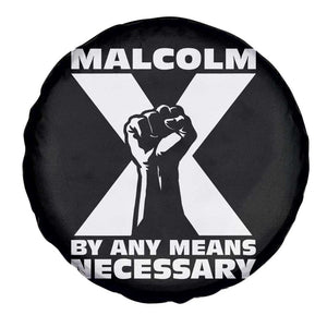 Malcolm X Power Fist Spare Tire Cover Civil Rights Leader Pride Bold Statement TS02 Print Your Wear