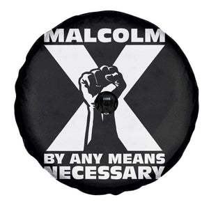 Malcolm X Power Fist Spare Tire Cover Civil Rights Leader Pride Bold Statement TS02 Print Your Wear