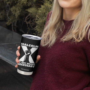 Malcolm X Power Fist Tumbler Cup Civil Rights Leader Pride Bold Statement TS02 Print Your Wear