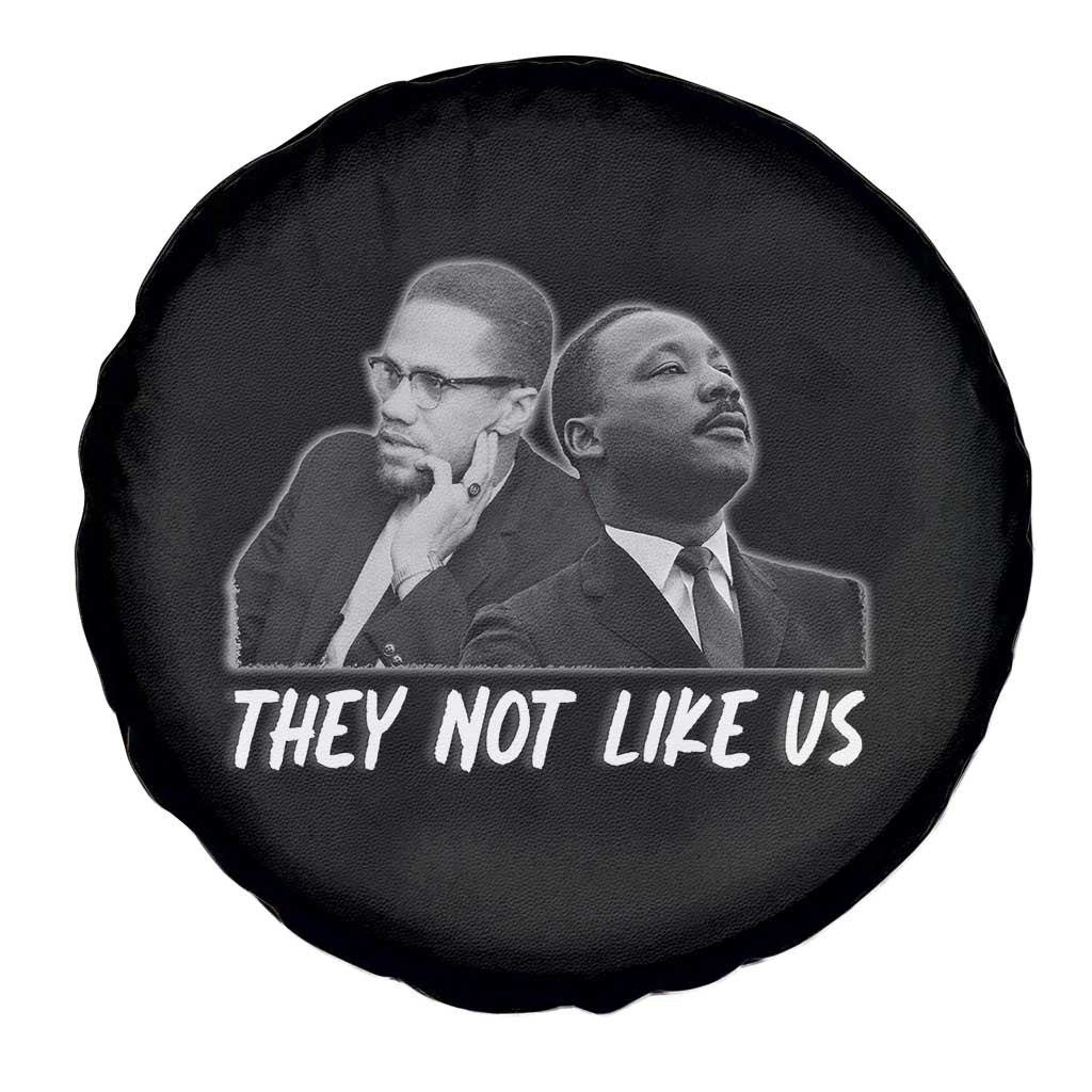 Malcolm X and MLK Spare Tire Cover They Not Like Us TS02 Print Your Wear