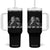 Malcolm X and MLK Tumbler With Handle They Not Like Us TS02 One Size: 40 oz Black Print Your Wear