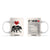 Mama Bear Coffee Mug #1 Mom Nutrition Facts Floral Bear Mother’s Day Gift - PrintYourWear Size: 11oz Color: Beige