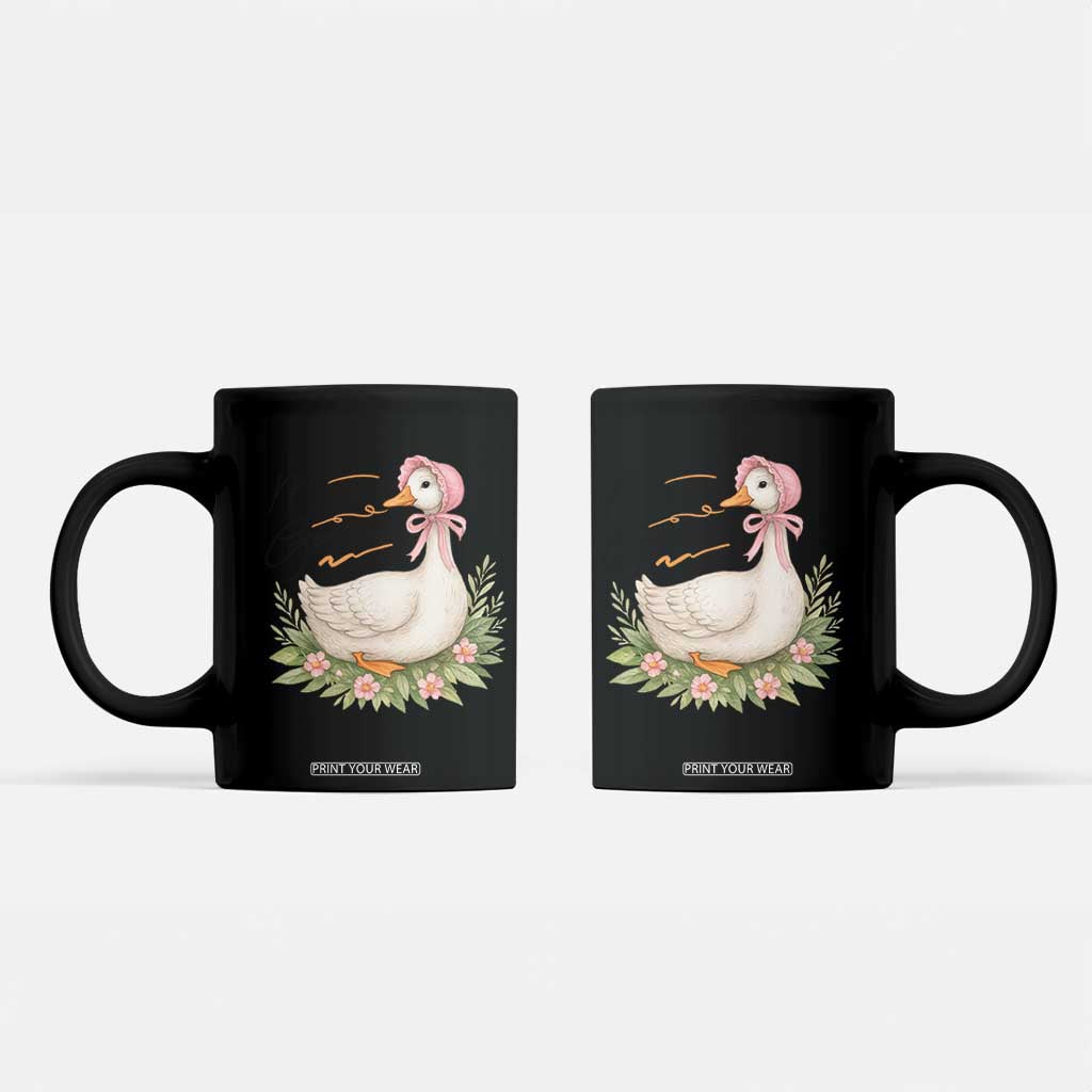 Mama Goose Est 2025 Coffee Mug Retro New Mom Mothers Day TS02 Black Print Your Wear