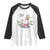 Mama Goose Est 2025 Raglan Shirt Vintage New Mom Mothers Day TS02 White Black Print Your Wear
