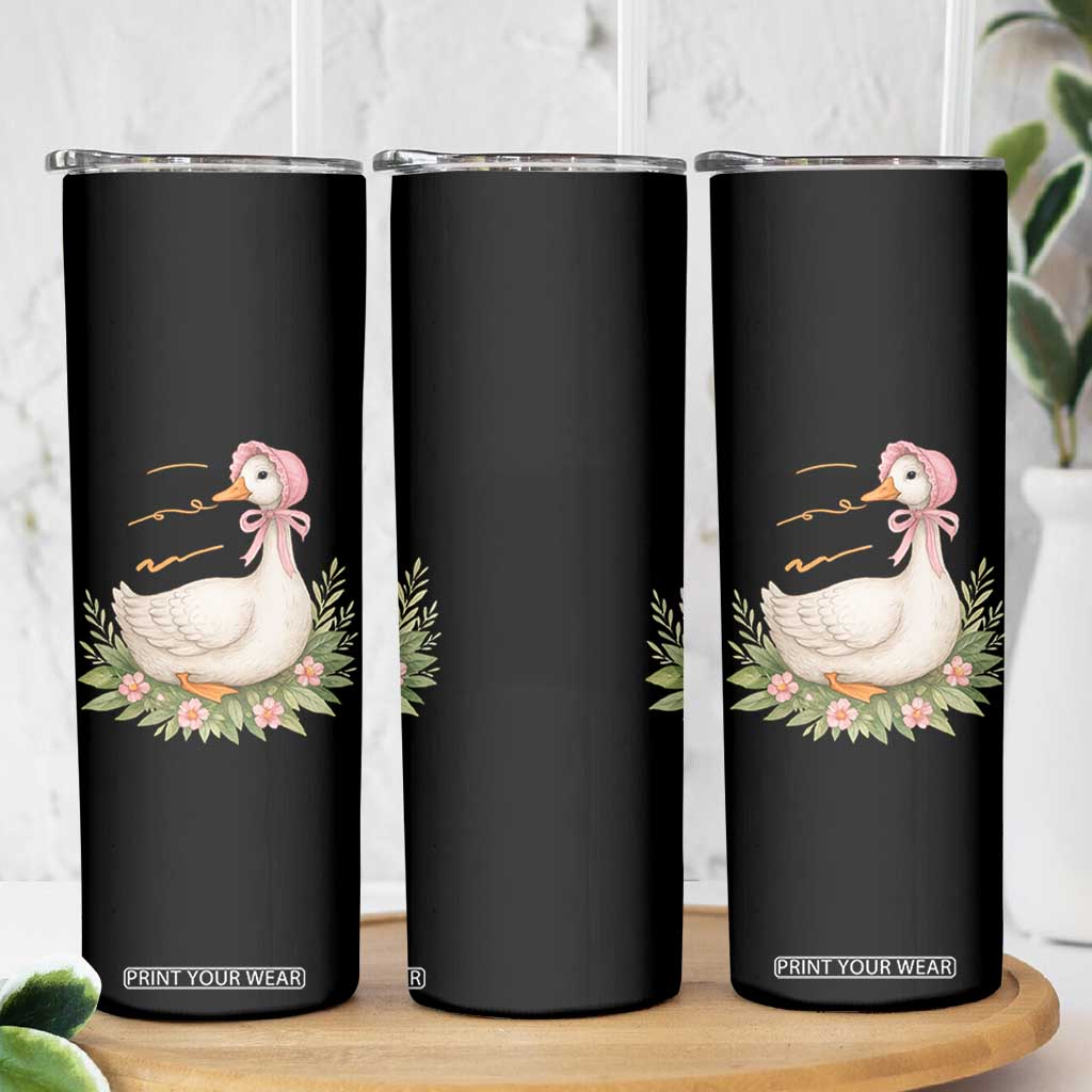 Mama Goose Est 2025 Skinny Tumbler Retro New Mom Mothers Day TS02 Print Your Wear