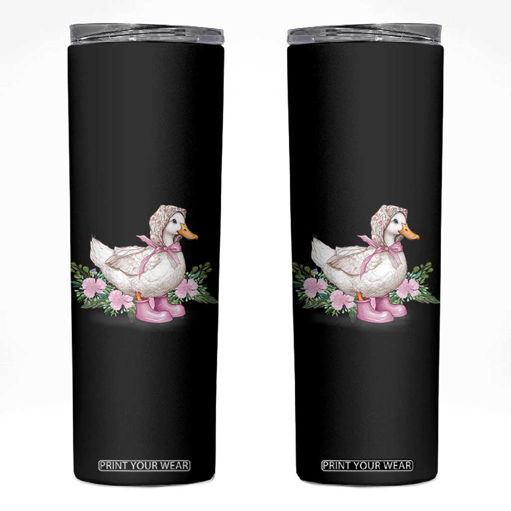 Mama Goose Est 2025 Skinny Tumbler Vintage New Mom Mothers Day TS02 Black Print Your Wear