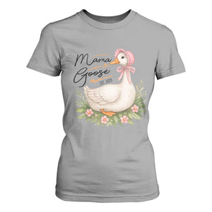 Mama Goose Est 2025 T Shirt For Women Retro New Mom Mothers Day TS02 Sport Gray Print Your Wear
