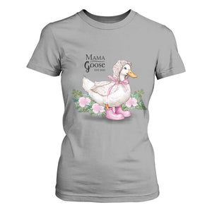 Mama Goose Est 2025 T Shirt For Women Vintage New Mom Mothers Day TS02 Sport Gray Print Your Wear