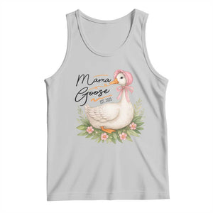 Mama Goose Est 2025 Tank Top Retro New Mom Mothers Day TS02 Ash Print Your Wear