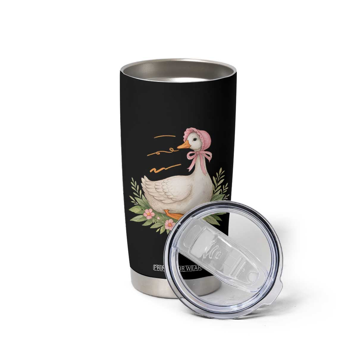 Mama Goose Est 2025 Tumbler Cup Retro New Mom Mothers Day TS02 Print Your Wear