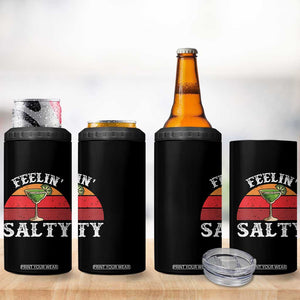 Margarita 4 in 1 Can Cooler Tumbler Cinco De Mayo Feeling Salty Funny Mexican TS10 Print Your Wear