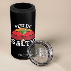 Margarita 4 in 1 Can Cooler Tumbler Cinco De Mayo Feeling Salty Funny Mexican TS10 Print Your Wear
