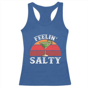 Margarita Racerback Tank Top Cinco De Mayo Feeling Salty Funny Mexican TS10 Royal Blue Print Your Wear