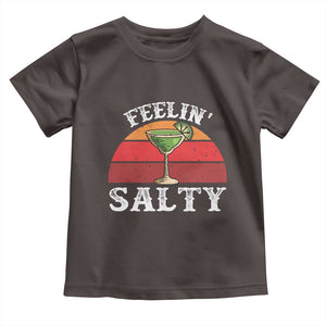 Margarita Toddler T Shirt Cinco De Mayo Feeling Salty Funny Mexican TS10 Dark Chocolate Print Your Wear