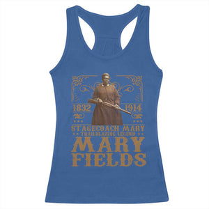 Mary Fields Racerback Tank Top Stagecoach Mary Trailblazing Legend Black Cowgirl Pioneer TS11 Royal Blue Print Your Wear
