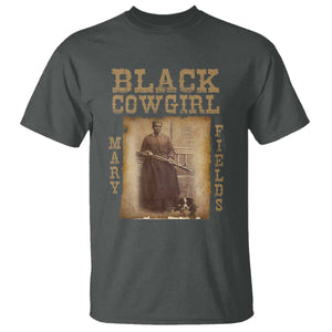 Mary Fields T Shirt Black Cowgirl Pioneer Western Legend Vintage TS02 Dark Heather Print Your Wear