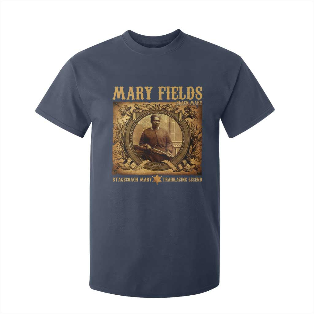 Mary Fields T Shirt For Kid Stagecoach Mary Trailblazing Legend Black Cowgirl TS11 Navy Print Your Wear