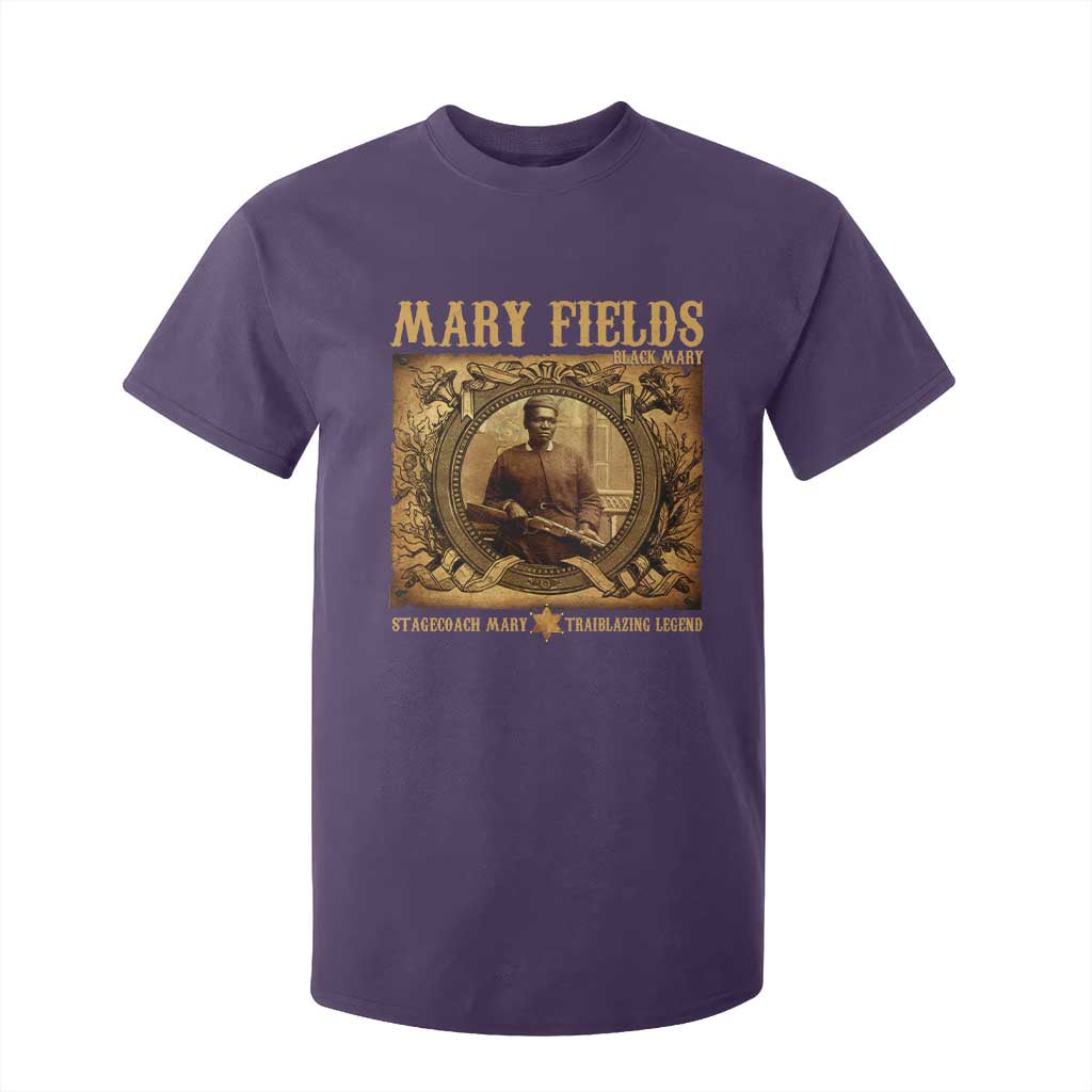 Mary Fields T Shirt For Kid Stagecoach Mary Trailblazing Legend Black Cowgirl TS11 Purple Print Your Wear