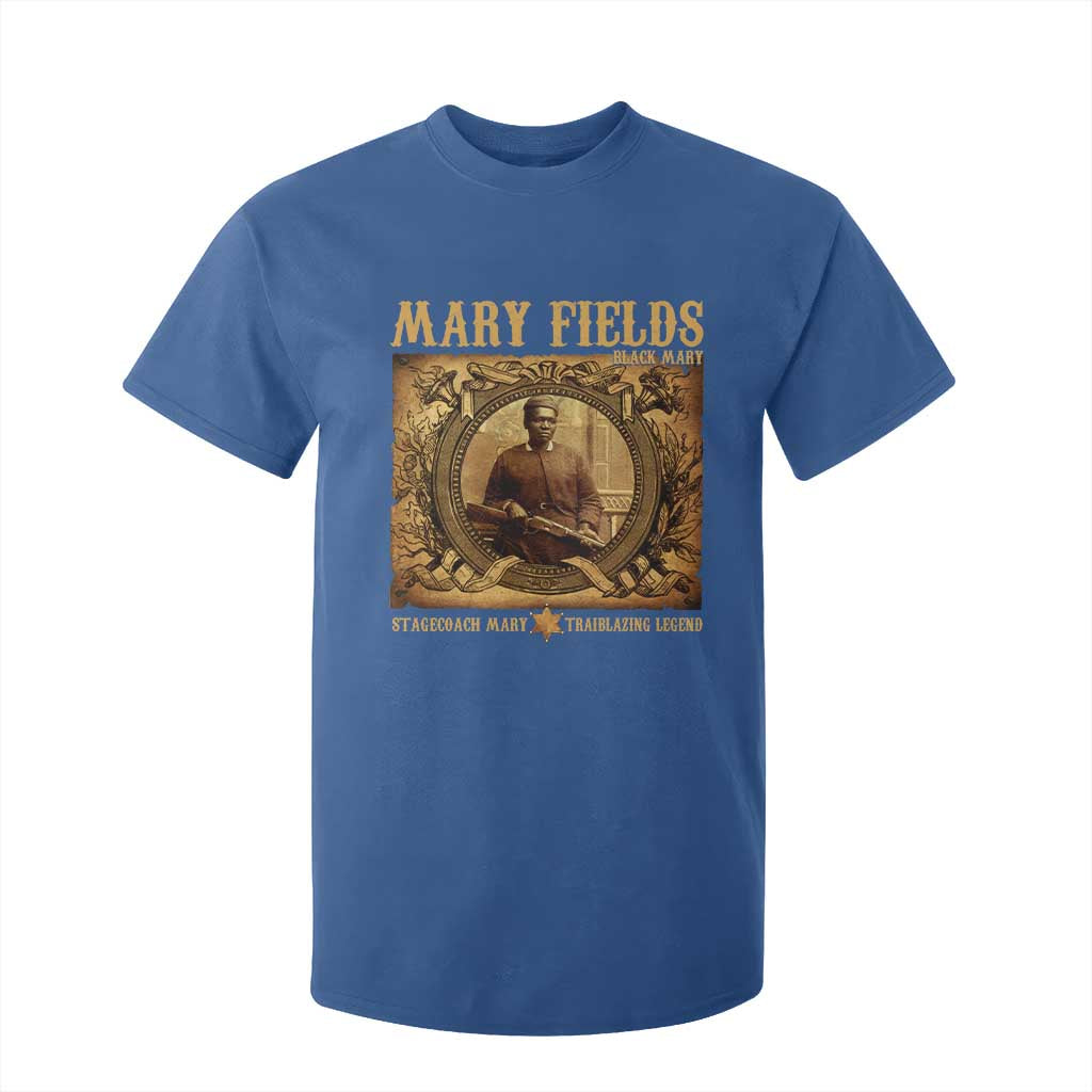 Mary Fields T Shirt For Kid Stagecoach Mary Trailblazing Legend Black Cowgirl TS11 Royal Blue Print Your Wear
